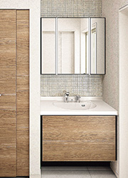 プランAN136ボウル一体タイプ ９３０　３面鏡